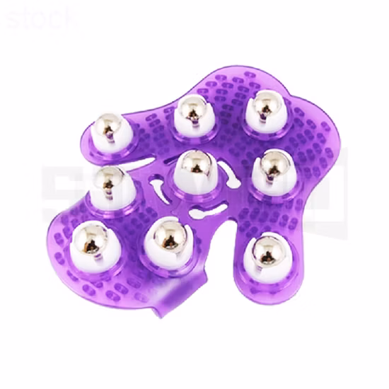 マッサージローラーマッサージツールハンドマッサージボール美容ボディケア治療グローブ首胸足にフィット